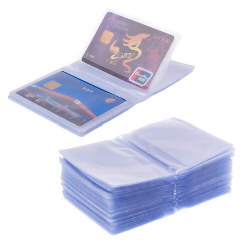 10 Page 20 Card, Credit Card or Picture Plastic Holder Inside Bag -Wallet Insert - Picture 3 of 12