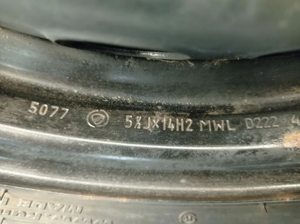 Fiat PANDA (312) Reifen auf Stahlfelge 175/65 R14 82T  5.5Jx14 ET35 4x98 1 Stück - Bild 3 von 4