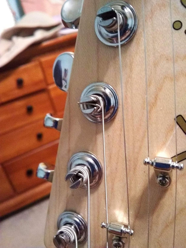 Dopro Metall Chrom 10 mm Gitarre Tuner Umwandlung Buchsen Adapter Beschläge für V - Bild 4 von 12