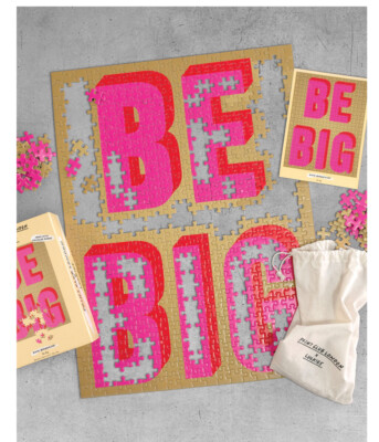 Luckies  Be Big'' 500-piece puzzle. 18''W x 24''L. Artist Edition Puzzle Dave B