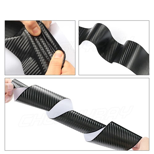 Protector de parachoques trasero de fibra de carbono para Nissan Qashqai J10 - Imagen 10 de 14