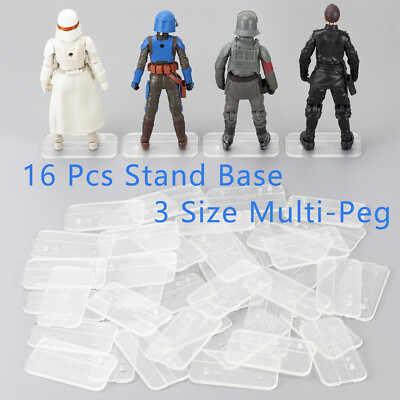 Lot 16 Star Wars Black Series 6'' Figure Display Stands Base 3 Size ...