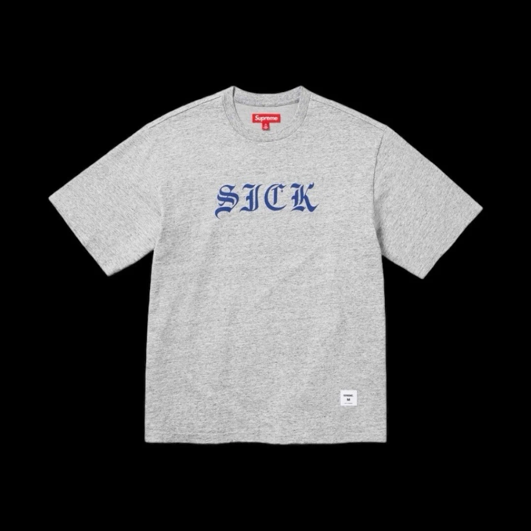 TEE SICK SUPREME   Gris bruyère (M)