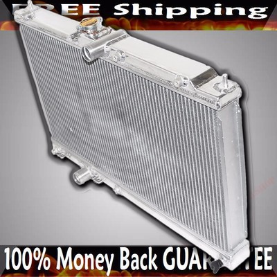 RACING Aluminium DUAL CORE 2 ROW BOLT-ON COOLING RADIATOR FOR 03-08 EVO 8/9 CT9A