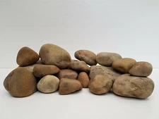 Aquarium & Garden Stone Aquascaping Landscaping 30lbs Orange & Tan Pond Cobbles