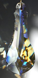 HUGE-Baroque-120-x-45mm-Crystal-AB-Chandelier-Prism-Suncatcher-5-inches