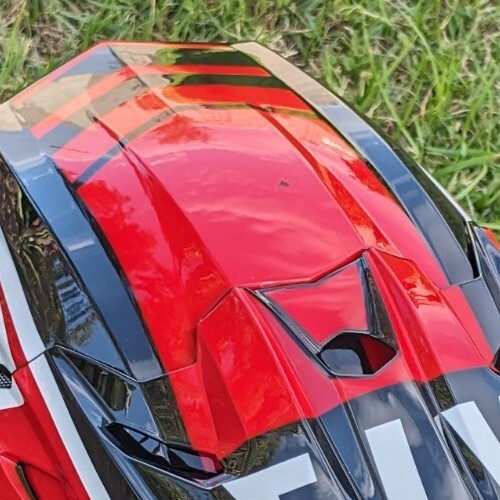 Fly Racing Dirt Toxin Transfer Red Black White Motorcycle MIPS Adult Large - Bild 16 von 16