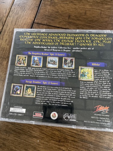 Forgotten Realms: The Archives - Collection Two (PC, 1999) - Bild 3 von 3