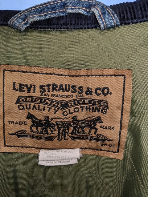 LEVI STRAUSS WPL 423 WOMAN'S JEAN DENIM JACKET MEDIUM COTTON LOT C | eBay