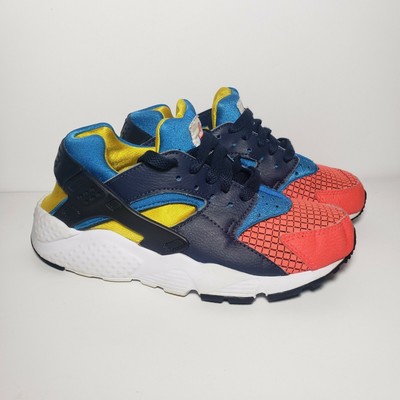 Kids Nike Air Huarache Run Ultra Now Gs 4y Bright Crimson Obsidian Bq7096 600 Ebay