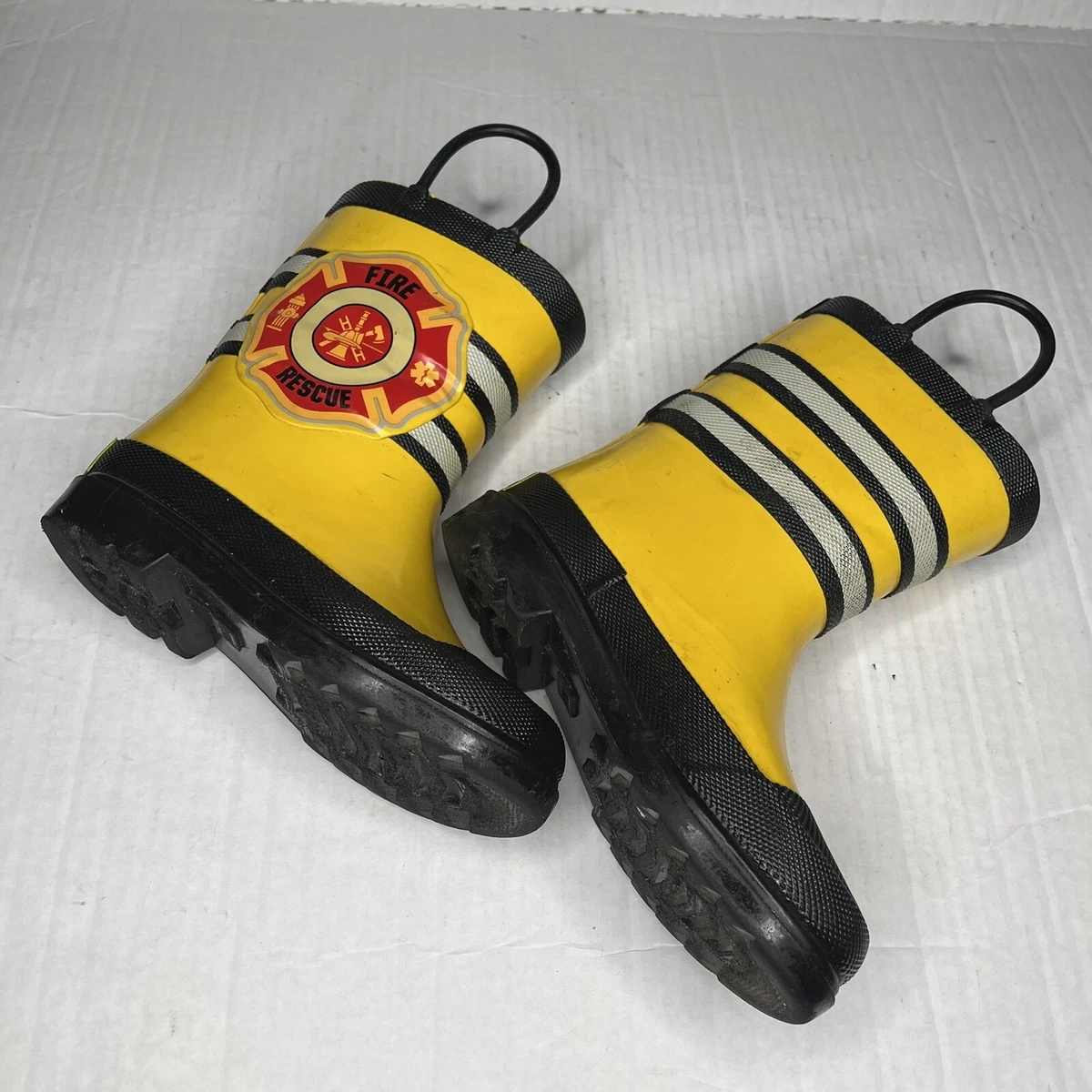 Fire rubber deals boots