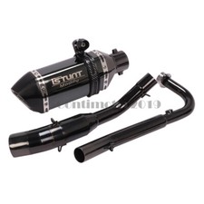 Full Exhaust System For Kawasaki Z125 2015-2018 Z125 pro 2017-2025 Black