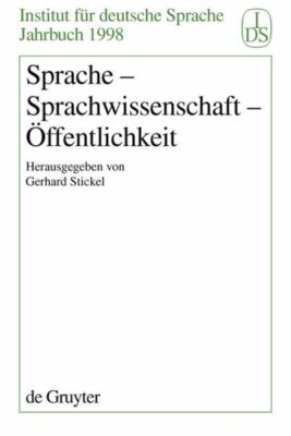 Sprache - Sprachwissenschaft - ?Ffentlichkeit