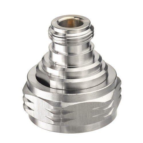 Conector adaptador coaxial recto N-L29 7/16 DIN macho a N hembra conector - Imagen 1 de 3