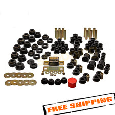 Energy Suspension 2.18101G Black Master Bushing Set for 87-95 Jeep Wrangler YJ