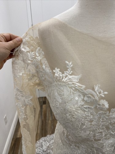 Wedding Dress Mori Lee Vintage Lace Dress Size 20 - Picture 3 of 11