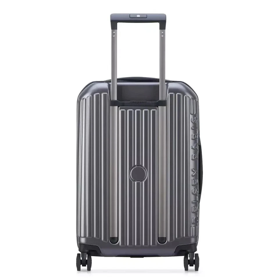 Delsey 22 Inch Anthracite Polycarbonate Front Lid Carry-On Hardside Spinner NEW! - Image 2 of 4