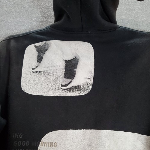 Air Jordan Men Sweatshirt XL Black Flight 23 30 Ban Full Zip Hoodie Logo Jumpman - Picture 10 of 14