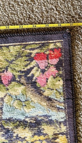 Vintage Tapestry Bears Wall Hanging Grizzly Wildlife - Picture 7 of 9
