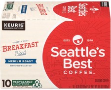 Seattle s Best Coffee K-Cup Pods, Breakfast Blend, 3.5 Ounce Pack of 1