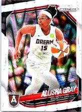 2025 Panini Prizm WNBA #16 Allisha Gray White Seismic Prizms