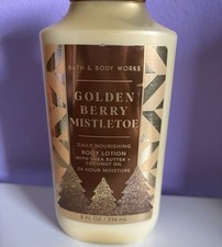 Bath  Body Works Golden Berry Mistletoe Body Lotion