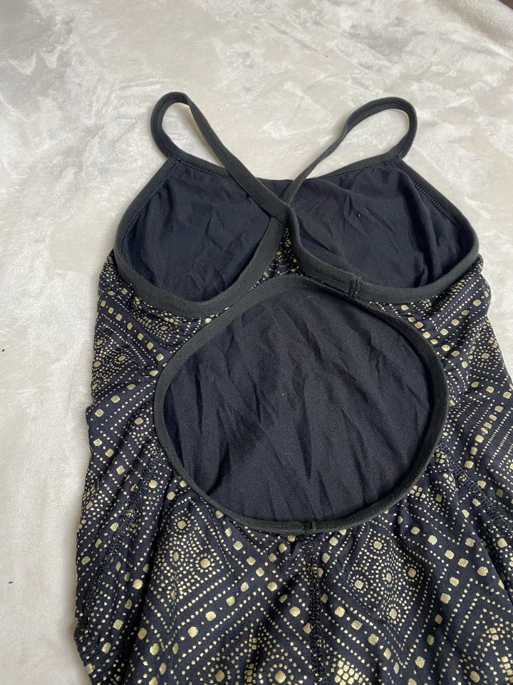 Traje de baño TYR negro y dorado talla 36  Foto 4 de 4