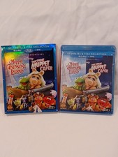 Disney Muppet Treasure Island + The Great Muppet Caper Blu Ray/DVD - New Sealed