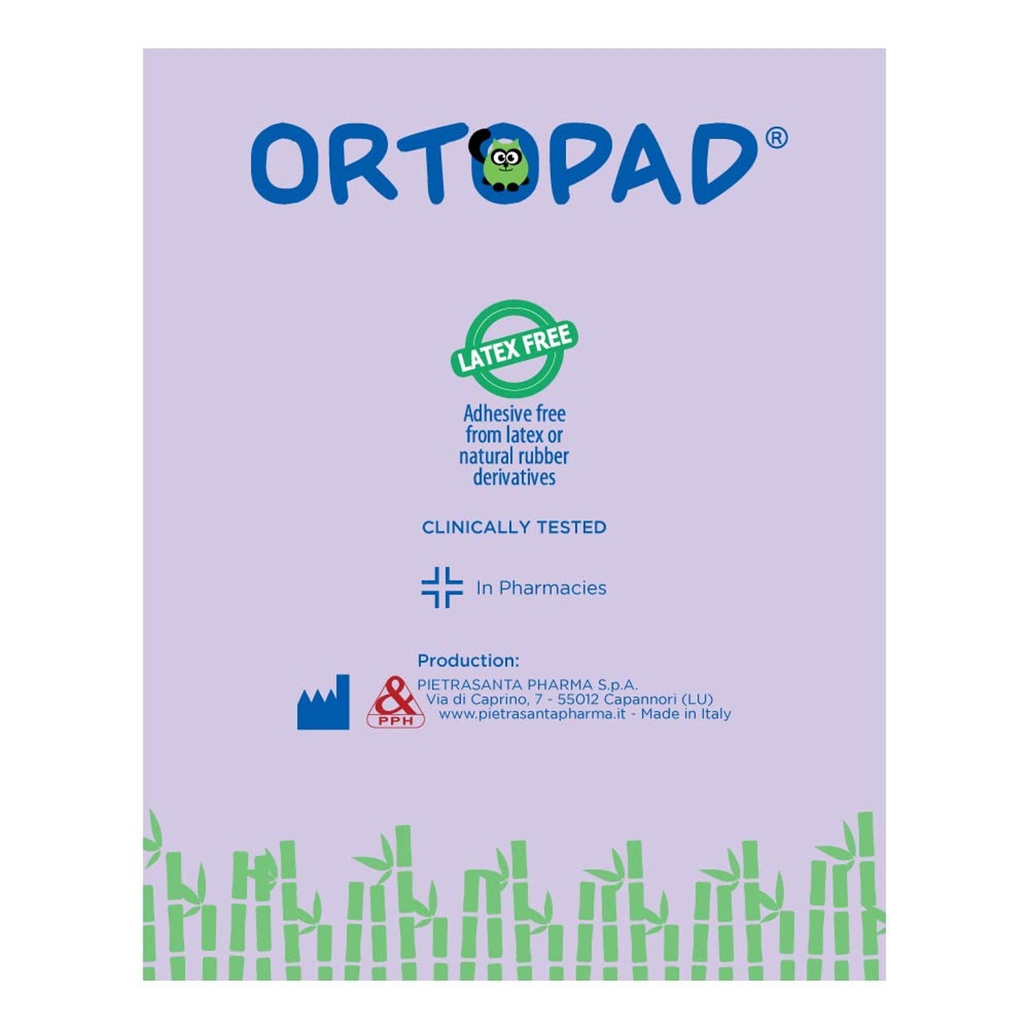 Ortopad® Soft Bamboo Girls Eye Patches, 50/Box (Medium Size, 2-4 yrs) Textu