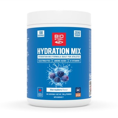 Biosteel Hydration Mix - Sugar Essential Electrolyte Sports Drink Powder - Blue