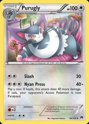 Purugly 94/122 BREAKpoint Reverse Holo