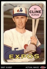 1969 Topps #442 Ty Cline Expos 4 - VG/EX