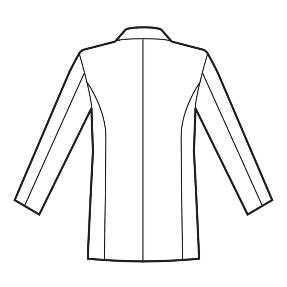 Giacca Cameriere Scialle Monopetto Nera Isacco - Divisa Cerimonie Catering - Immagine 3 di 3