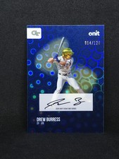 2026 Onit Baseball Georgia Tech Yellow Jackets Drew Burress On Card Auto /120