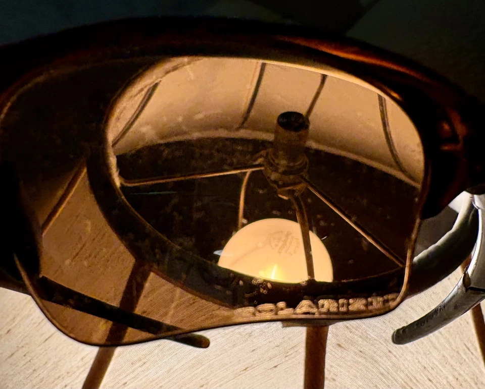 Media chaqueta Oakley 03-651 1,0 XLJ Rootbeer con lente de iridio polarizado dorado  Foto 2 de 4