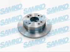 SAMKO 2x Bremsscheibe hinten voll für Honda Civic VI Fastback MA MB Accord V