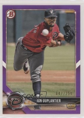 2018 Bowman Draft Purple 47/250 Jon Duplantier #BD-108 z6b