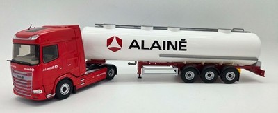 ELIGOR, DAF XG 4x2 mit 3-achsigem Tankwagen   Alaine Transport, 1/43, ELI118672