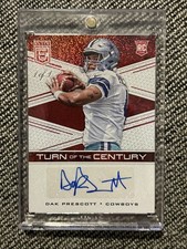 2016 Donruss Elite Dak Prescott - Turn of the Century Autographs RC True 1/1