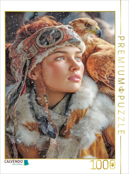Calvendo Puzzle Nordische Frauenportraits | 1000 Teile Lege-GrößE 64 × 48 Cm Fot-image