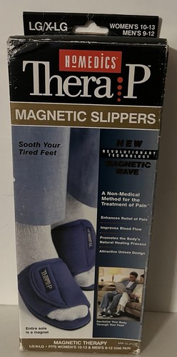 Homedics Thera P ciabatte magnetiche donna 10-13 e uomo 9-12 LG/X-LG (MW-SLIP2N) - Foto 9 di 10