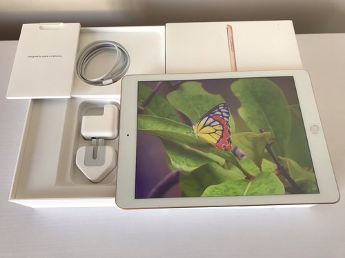 Apple iPad 6th Gen A1893 32Gb Rose/White - With Original Apple Box