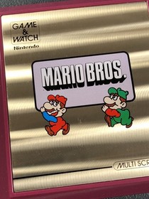 Mario Bros. Game & Watch MW-56 - 1983 Nintendo - Tested Working - Great Cond.