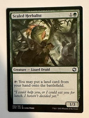 Scaled Herbalist (204) Adventures in the Forgotten Realms AFR MTG Magic