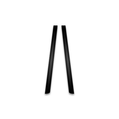 2pc Carbon Fiber Pillar Post Covers (Narrow Strip) for 2010-23 Chevrolet Camaro