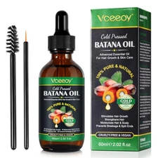 Batana Oil - 100% Pure & Natural from Honduras for Hair Growth, Eliminates Split