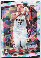 2025 Panini Prizm WNBA #46 Brittney Griner Ice Prizms Atlanta Dream