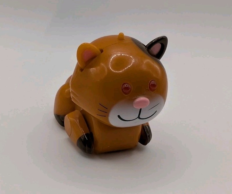 VTG Y2K MicroPets TOMY Cat Calico Collectible Pet Cat Toy Interactive Untested