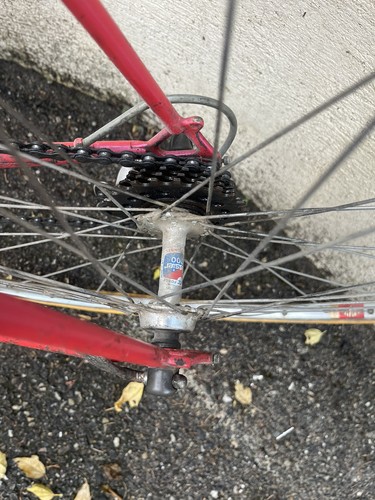 1970s Super Light Racing Bike 8.9kg CYCLES LAURENT huret Jubilee Pelissier 2000 - Foto 16 di 19
