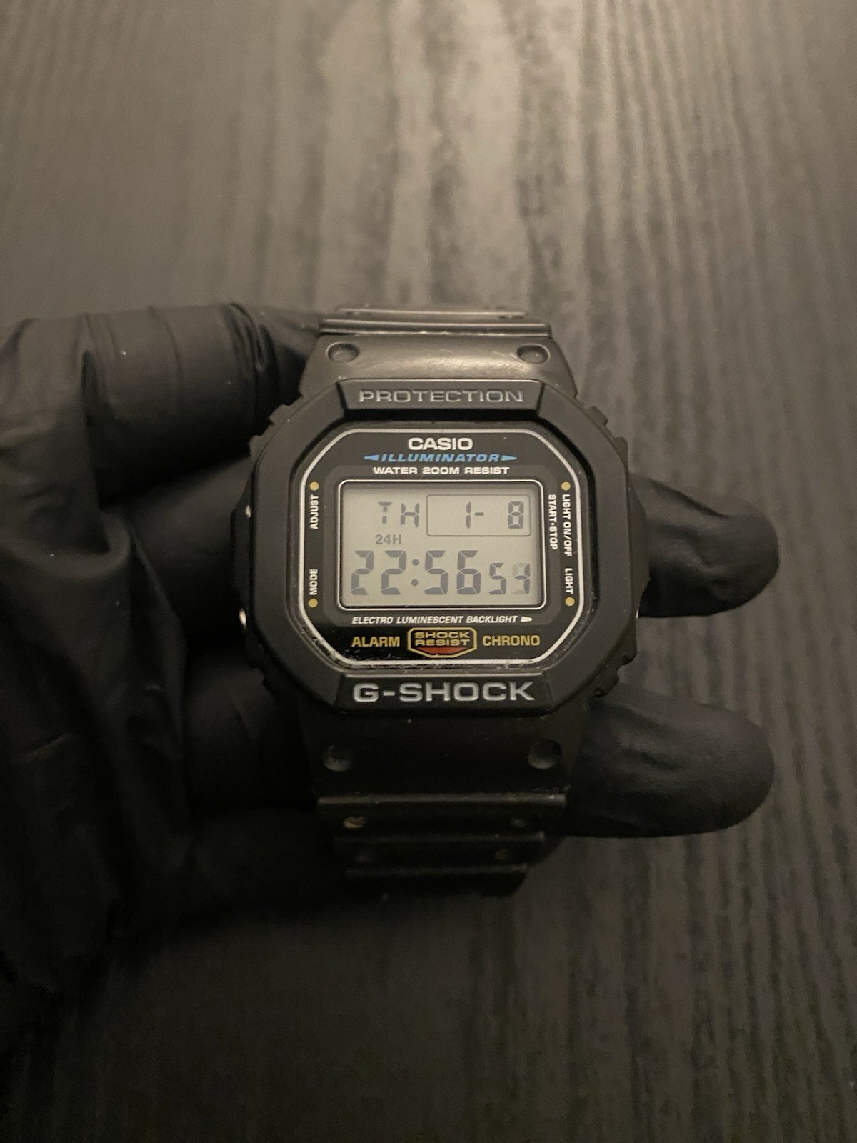 Casio G-Shock DW-5600E-1V Men's Digital Watch 200M Shock Resistant